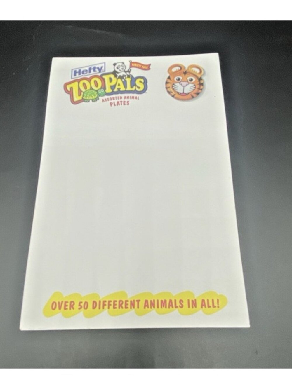 Hefty Zoo Pals Notepad Writing Paper Memo Pad ZooPals Collectible 50 sheets